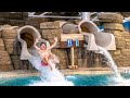 Crazy DROP Slides! Dungeons of Hout Bay at Kalahari Round Rock