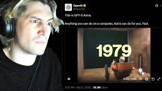 xQc reacts to new OpenAI GPT-6 Astra screenshot 5