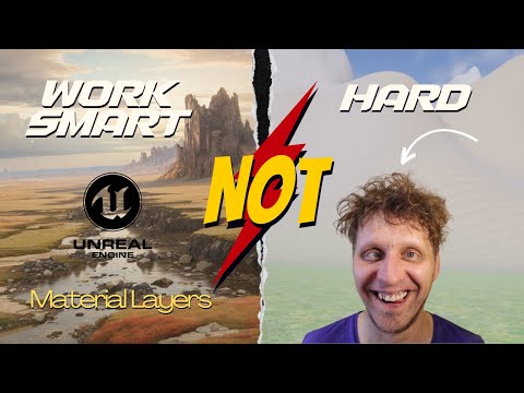 How to Create Landscape Materials in Unreal Engine Without Repeating Stuff