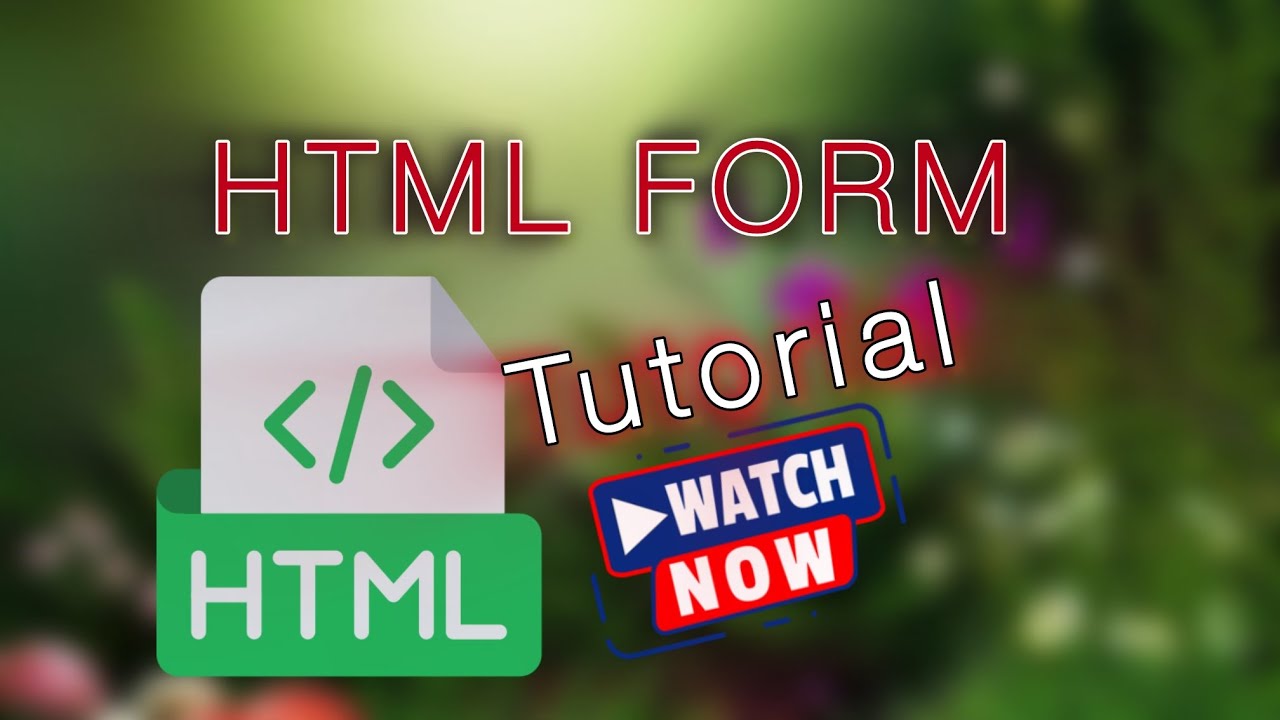 Mastering HTML Forms: The Complete Guide - YouTube