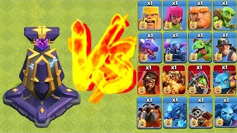 Max Monolith vs All Max Troops - Clash of Clans