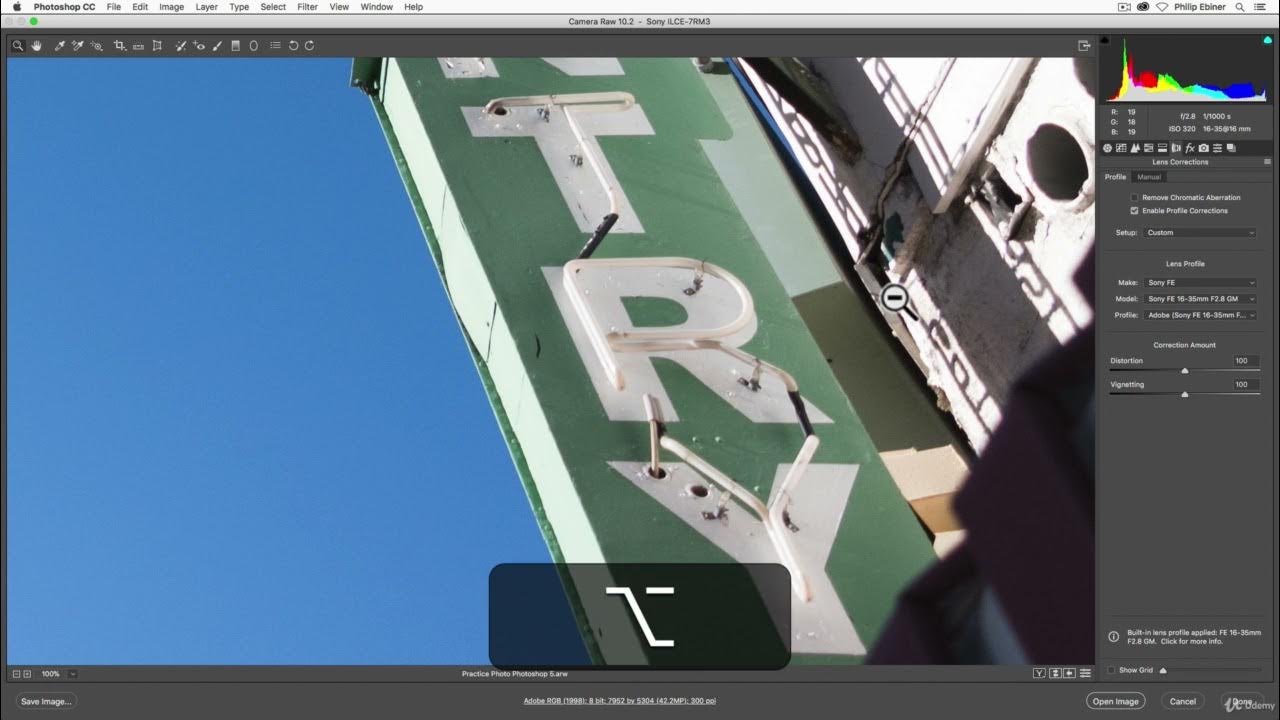26.15 Lens Corrections Chromatic Aberration & Profile Corrections in