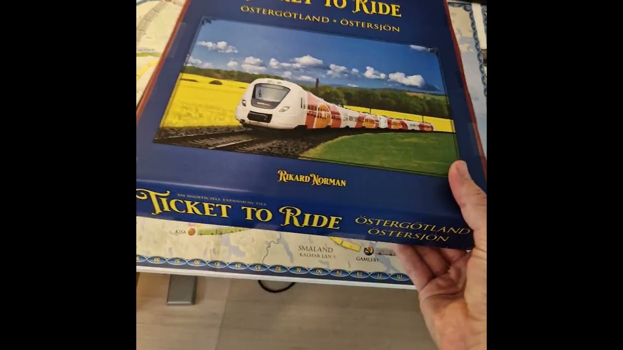 Ticket to ride Norrköping Linköping, Östergötland Östersjön inofficiella expansioner