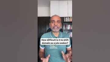 How difficult is it to shift domain as a job seeker? #shorts