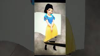 Glowup Snow White #digitalart #disney #glowup #transformation #artwork #artist #snowwhite #shorts