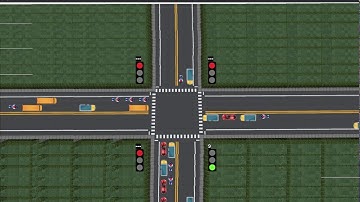 Traffic Intersection Simulation using Pygame (Part 1)