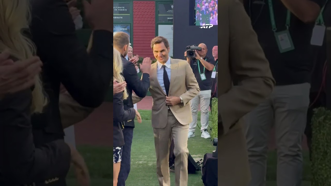 A simply peRFect night celebrating the immeasurable Roger Federer ♥️