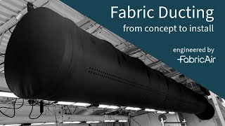 Fabric Ducting from concept to install engineered by fabric air by Mechanical Environments 387 views 3 months ago 6 minutes, 4 seconds