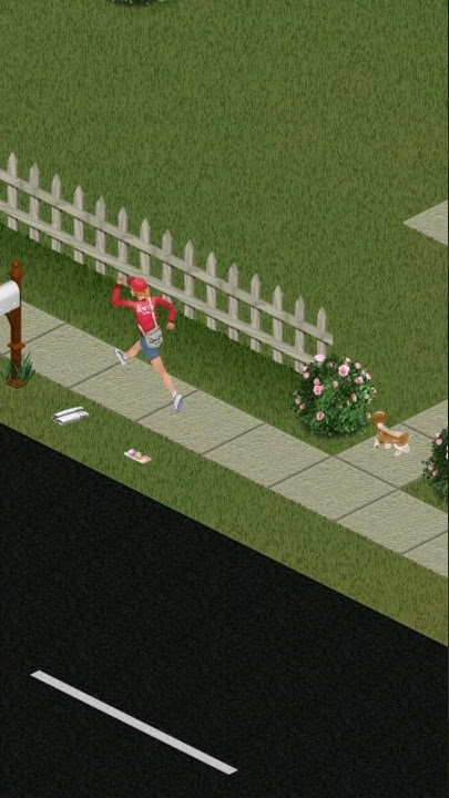 The Sims 1 papergirl was so DRAMATIC