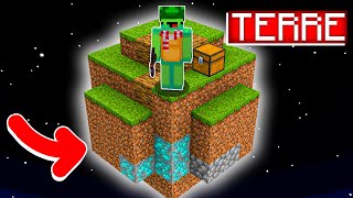 Je dois finir Minecraft mais sur une planète..