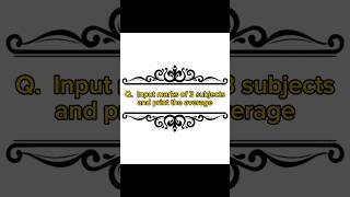 👉 Calculate Average Marks of 3 Subjects in Python | Python Shorts | 🔥Nextera Tech🔥