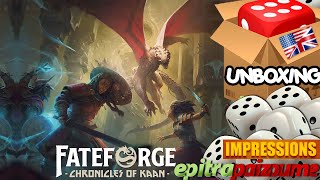 Fateforge Chronicles of Kaan - Unboxing & Impressions (EN) by Epitrapaizoume
