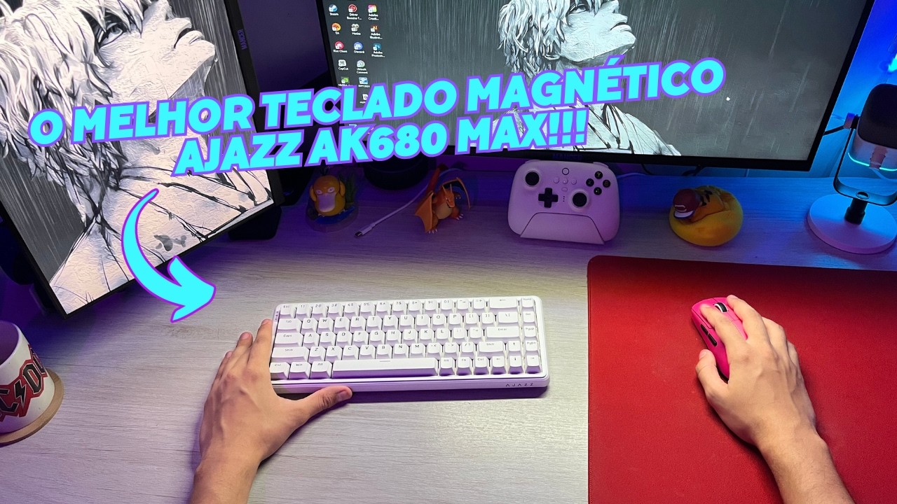 O MELHOR TECLADO MAGNÉTICO CUSTO BENEFICIO!! - AJAZZ AK680 MAX - YouTube