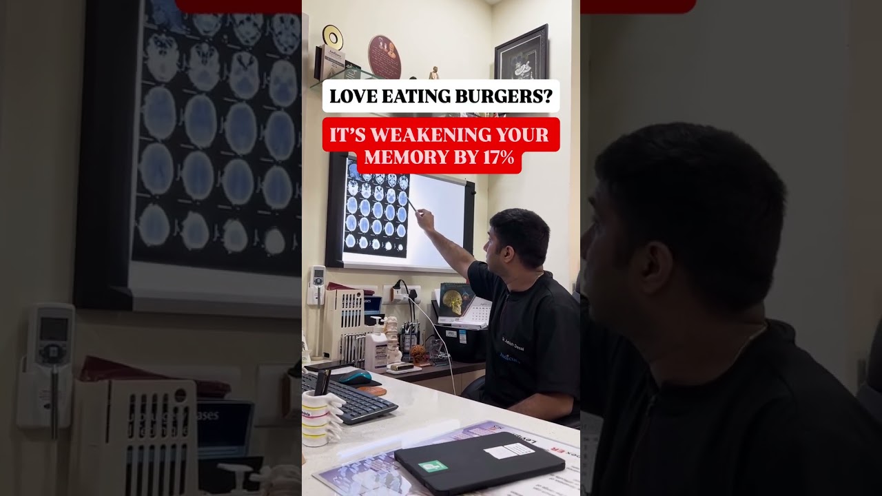 🍔 Burgers & Fast Food Can Weaken Memory by 17% 🧠