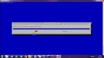 KONFIGURASI DATABASE SERVER PADA DEBIAN