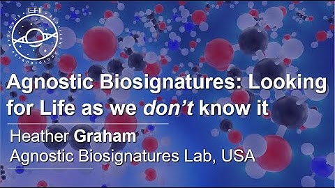 EAI-Seminars Series: Agnostic Biosignatures: Looking for Life as we don’t know it