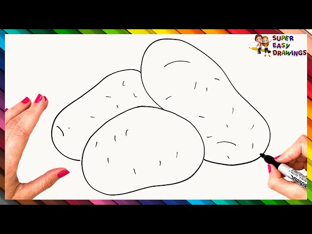 Potato Drawing For Kids