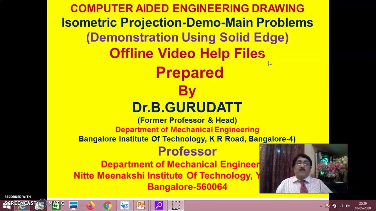 Isometric Projection Demo Problem 16 Session 1 - YouTube