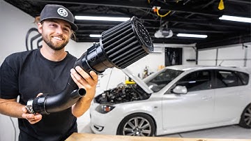 The turbo makes the best noises with this massive intake now!