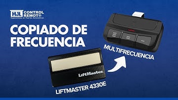 Cómo Copiar la Frecuencia de un Control LiftMaster a un Control Multifrecuencia ¡Fácil y Rápido!