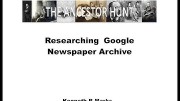 Researching Newspapers - The Free Google News Archive