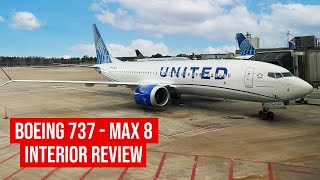 Exclusive Tour Inside the United Boeing 737 MAX 8! Business Class, Coach Seats, Lavatories & More!