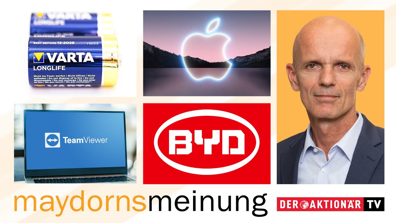 Maydorn Square, Apple, Tesla, BYD, Varta, Zoom, TeamViewer, NIU