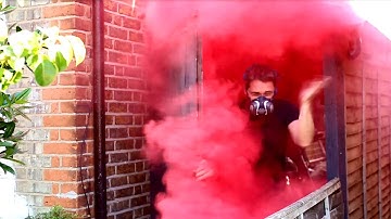 Boobytrap your bicycle: Transform water bottles into a smoke grenades