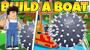 I BUILT A WORKING SHREDDER BALL WITH SPIKES! Build a Boat