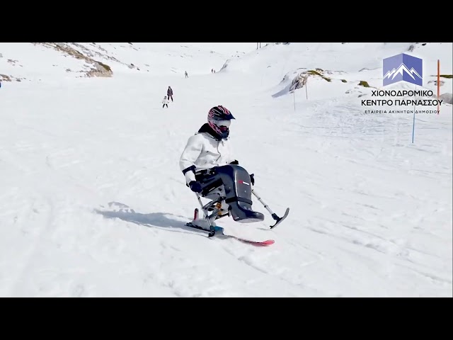 Χιονοδρομικό Κέντρο Παρνασσού: Προσβασιμότητα στην πράξη - Χιονοδρομία για όλους