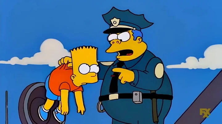The Simpsons Clip : Bart gets drug psychosis and paranoia Part 2