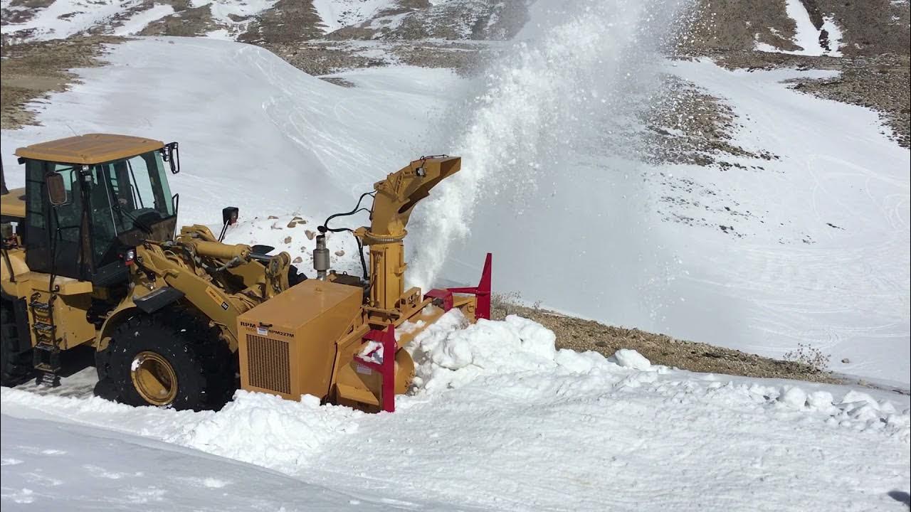 The power of augers Industrial snow blowers YouTube