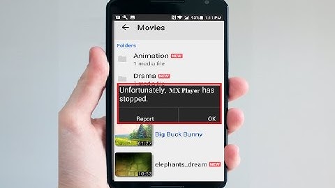 How to Fix Unfortunately MX Player Has Stopped Error in Android