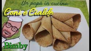 Coni e cialde ricette Bimby Tm6 Tm5 Tm31 Tm21 Thermomix