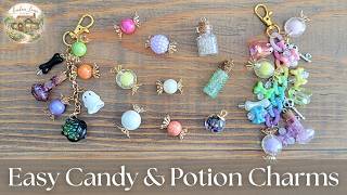 Easy Beaded Candy & Potion Charms | Simple Halloween Beading Tutorial