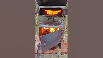 Bình gas bỏ đi đã biến thành chiếc bếp củi siêu tiết kiệm này