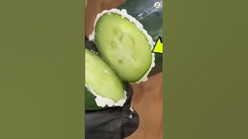 how to remove bitterness of cucumber 😲😲 | #shorts
