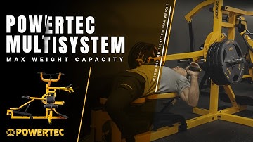 Workbench MultiSystem Maximum Capacity Weight Test | Bench 500 Lbs |  Lat  300 Lbs | Squat 500 Lbs