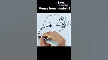 How to draw a mouse #shorts #art #drawing #number