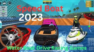 Speed Boat Driving Game 2021 | Water Boat Drive Racing Games | amazing stunts screenshot 5