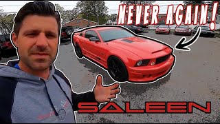 Why I wont buy another Saleen Mustang  Flying Wheels