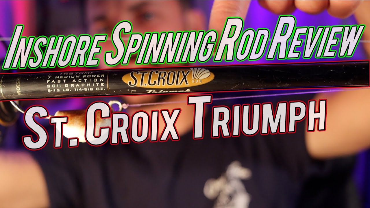 St Croix Triumph Inshore Fishing Spinning Rod Review! 