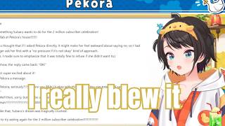 Subaru Tries to Invite Herself to Pekora’s House