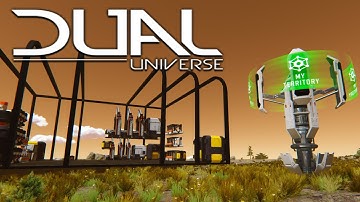 GETTING STARTED IN DUAL UNIVERSE BETA | SCANNING FOR ORES AND MINING