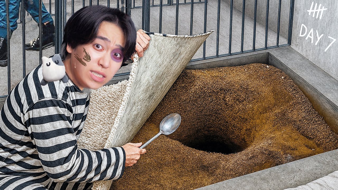 7日間『穴を掘りまくって』刑務所から脱獄しようとした結果...