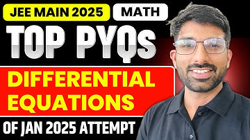 🔴 LIVE: 3D -Differential Equation JEE Mains 2025 PYQs #jeemains2025  #jee #jeemains