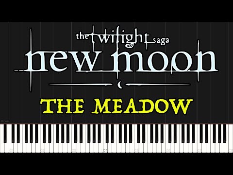 The Twilight Saga: New Moon - The Meadow | Alexandre Desplat (Piano Tutorial Synthesia)