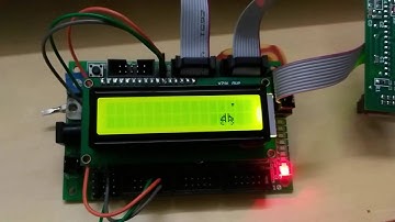 LCD16x2 Animation of Pacman Chasing Dot Using 8-bit Controller