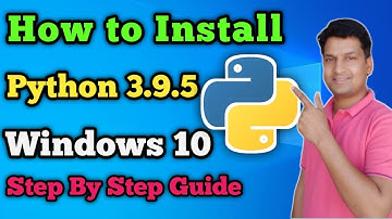 How to install python 3.9.5 on winodows 10 | Python tutorial for beginners
