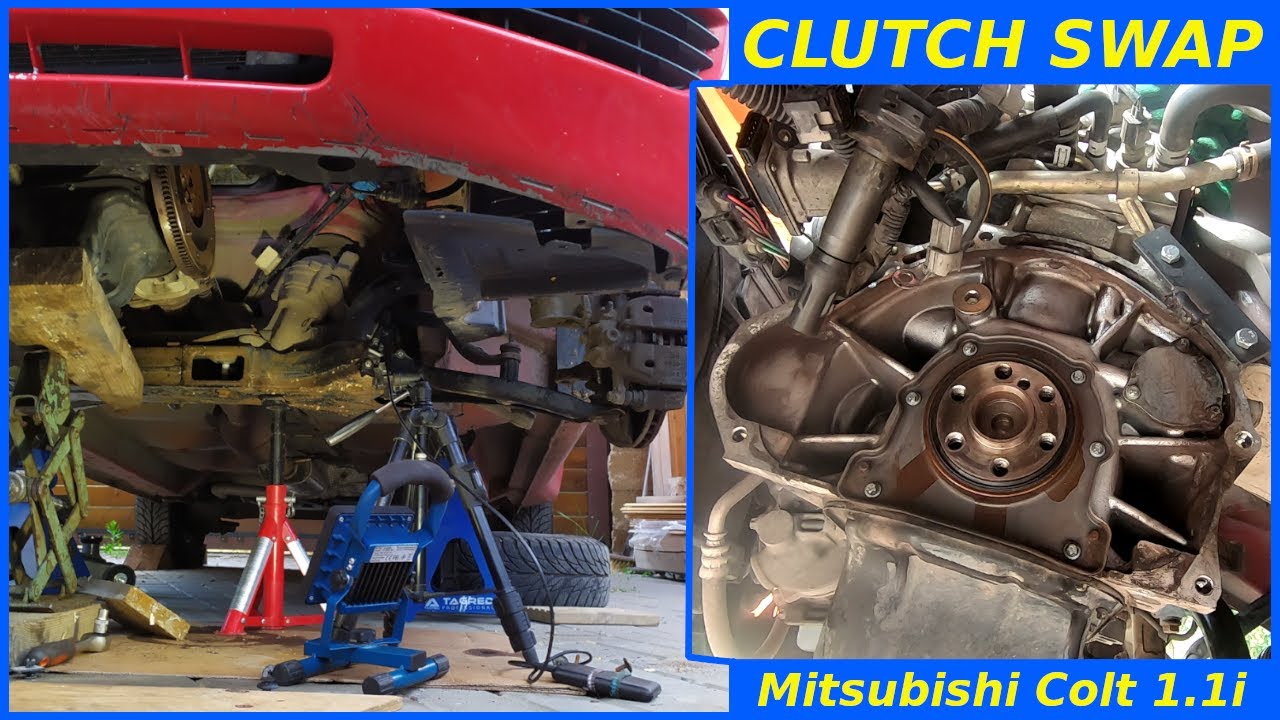 Mitsubishi Colt 1.1i - Clutch Swap (HD)